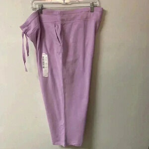 Nicole Miller NewYork Capri Lavender XL  with Draw String Waist Spring